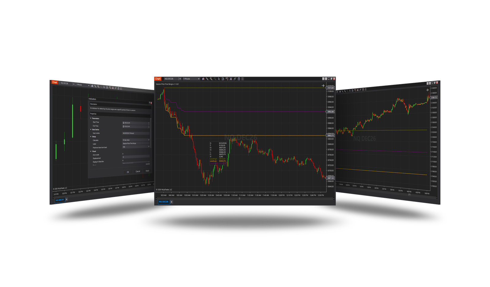 Session Price Time Range