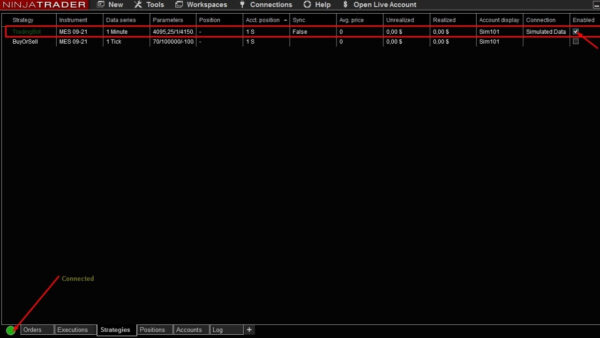 Swing Indicator Price Breakdown Bot For NinjaTrader 8
