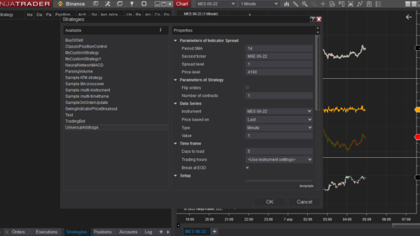 Universal Arbitration Bot For NinjaTrader 8