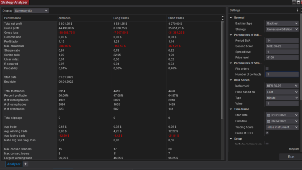 Universal Arbitration Bot For NinjaTrader 8