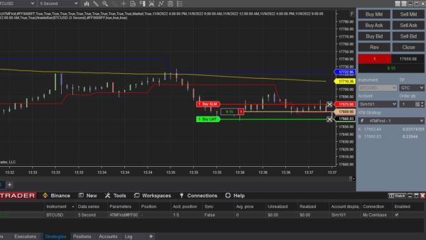 Inside Bar ATM For NinjaTrader 8