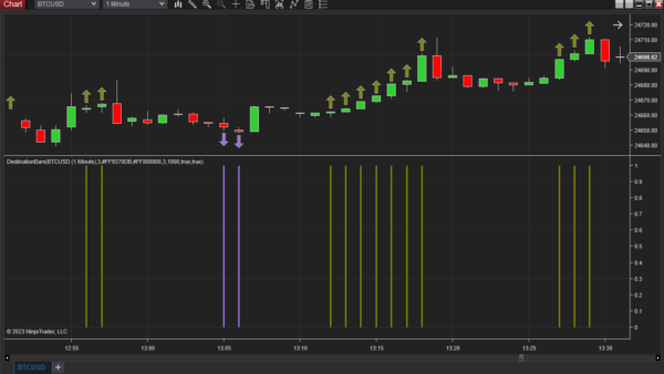 Destination Bars Indicator For NinjaTrader 8