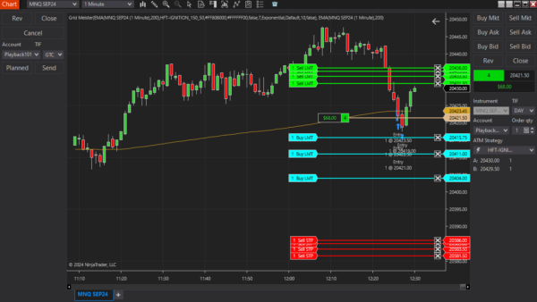Grid Meister For NinjaTrader 8
