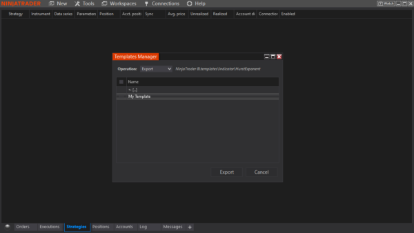 Templates Manager AddOn For NinjaTrader 8 - Image 4