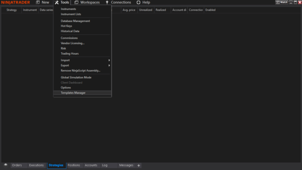 Templates Manager AddOn For NinjaTrader 8 - Image 5