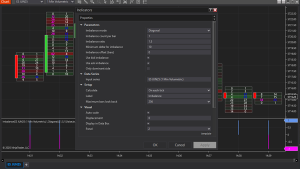 Imbalance Indicator For NinjaTrader 8 - Image 5