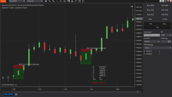 Absorption Indicator For NinjaTrader 8 - Image 4