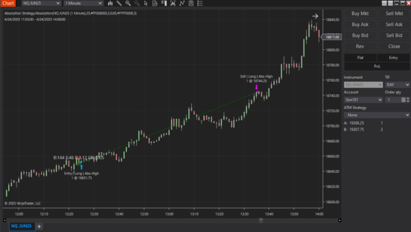 Absorption Autostrategy For NinjaTrader 8 - Image 12