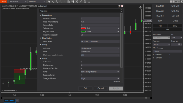 Absorption Indicator For NinjaTrader 8 - Image 6